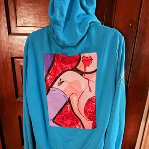 Black Keys zip up hoodie